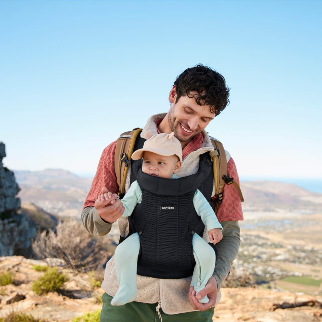 BabyBjörn Baby Carrier Hold - Woven, Sand Gray - Image 5