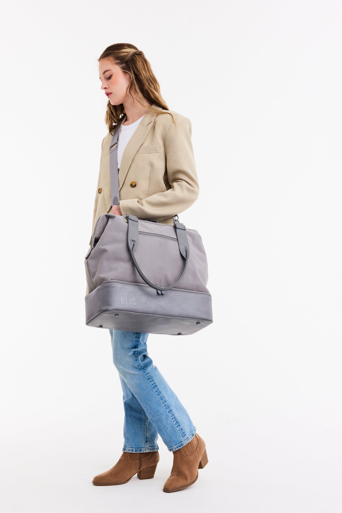 The Mini Weekender in Grey - Image 6