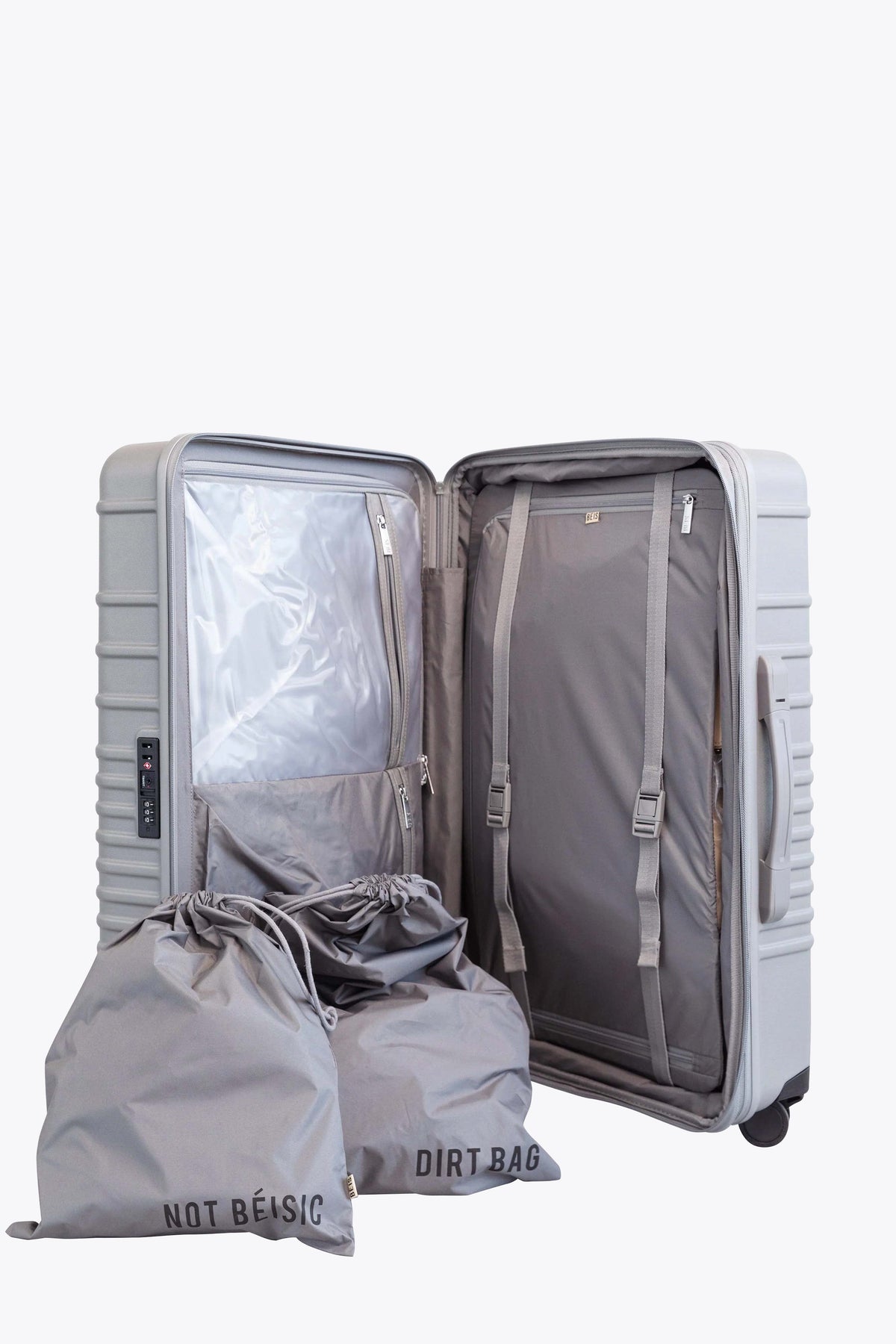 The Medium Check-In Roller in Grey - Image 4