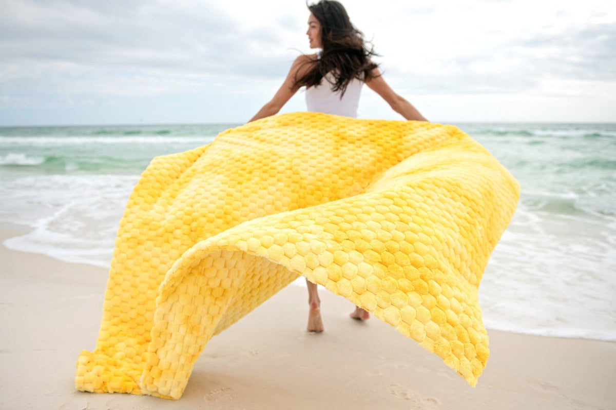 Belgian Waffle Lemon Blanket