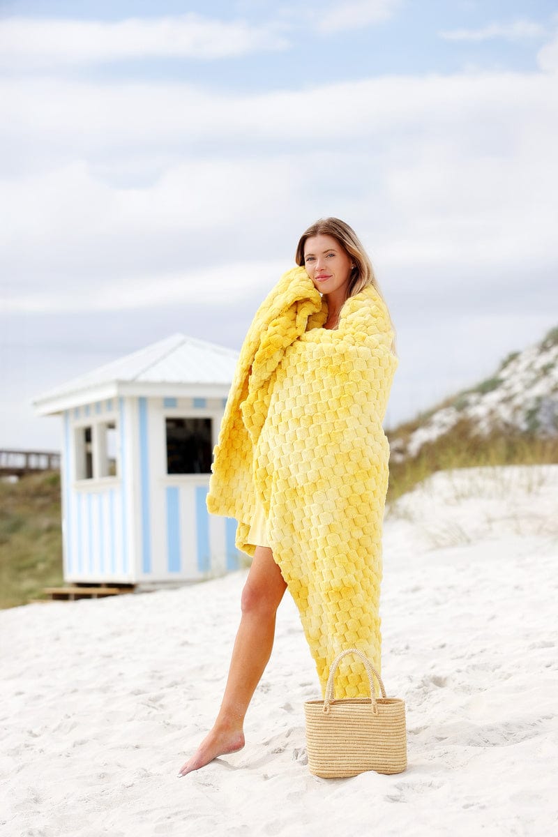 Belgian Waffle Lemon Blanket - Image 3