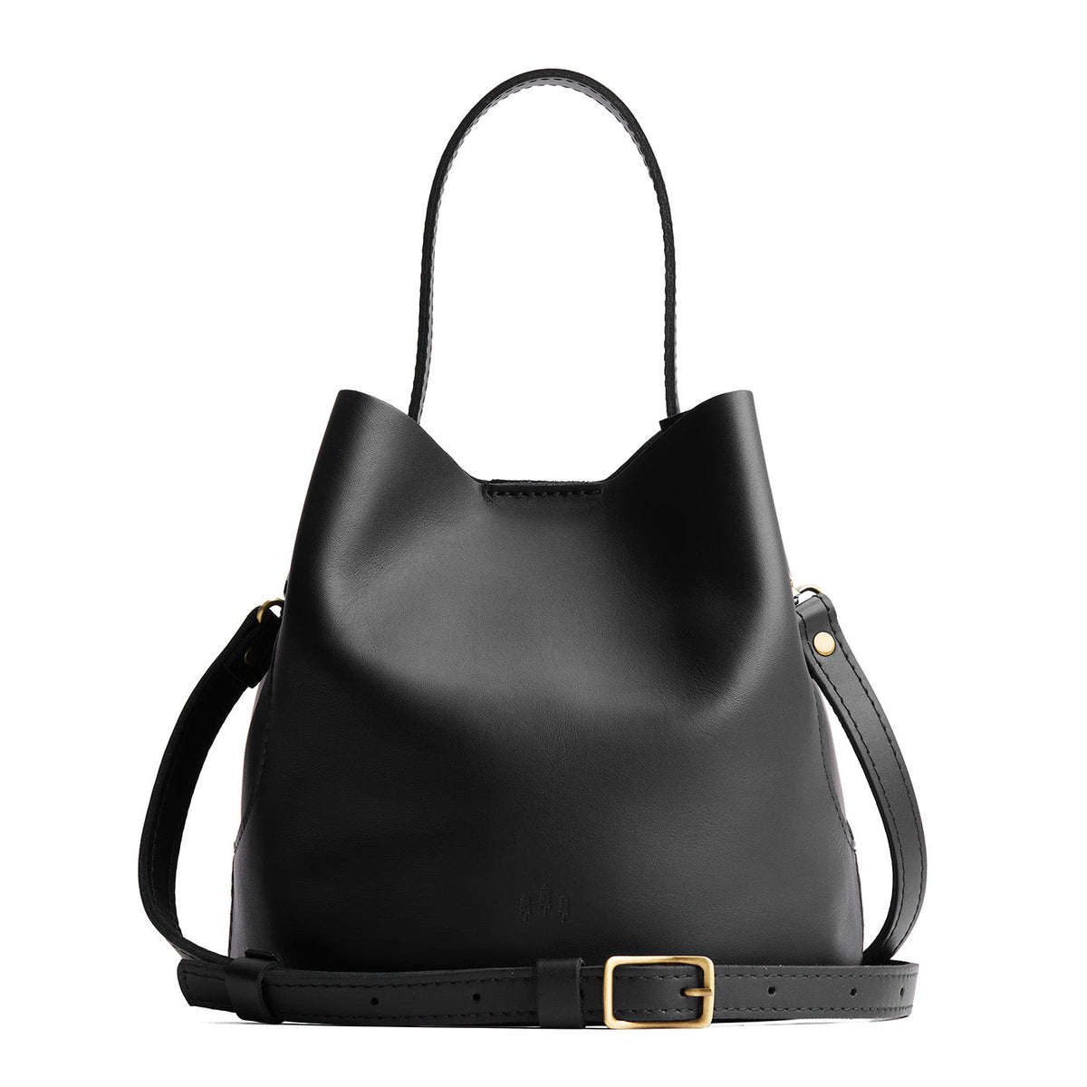 'Almost Perfect' Belle Bucket Bag - Black / Large