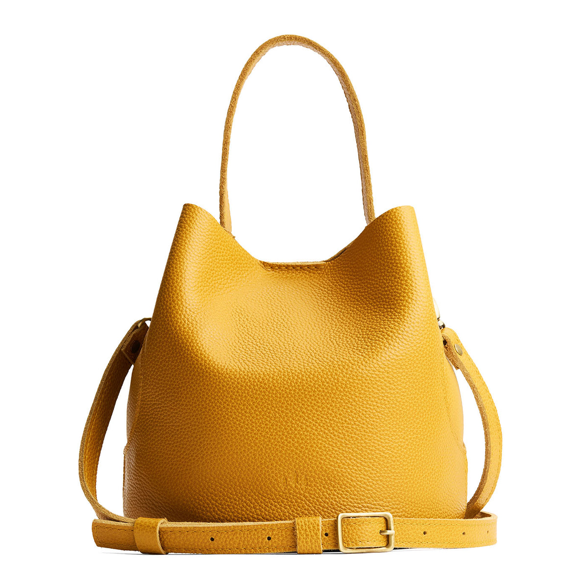 'Almost Perfect' Belle Bucket Bag - Sunshine / Large