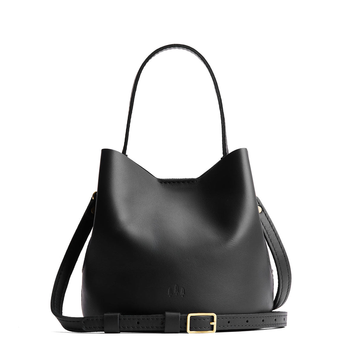 'Almost Perfect' Belle Bucket Bag - Black / Small