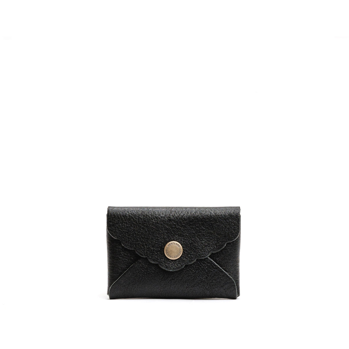 'Almost Perfect' Mini Daisy Wallet - Pebbled--black