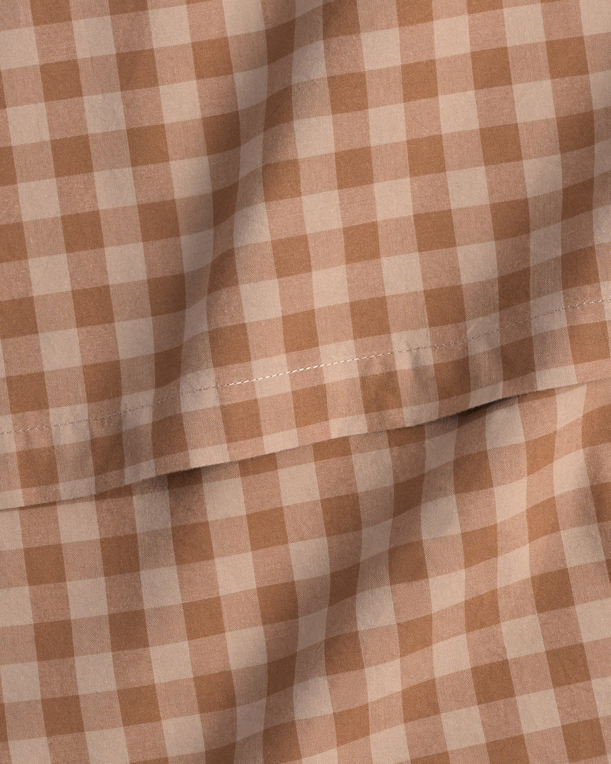 Brushed Cotton Sheet Set - Adobe Check K/CK - Image 3