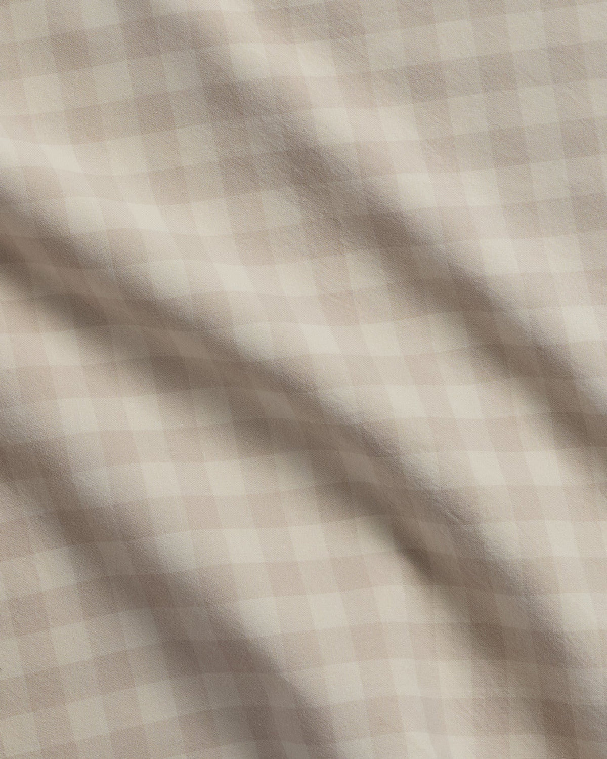 Brushed Cotton Sheet Set - Bone Check TW/XL - Image 3