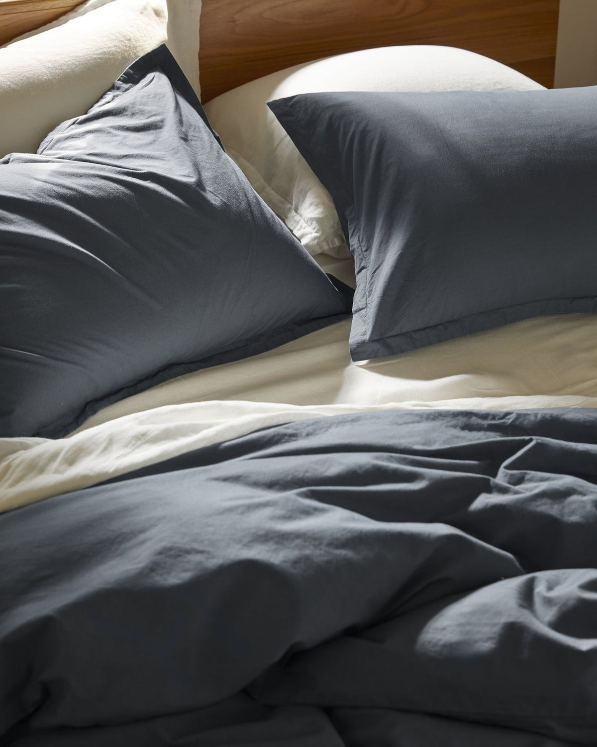 Brushed Cotton Duvet Cover Set - Dusk F/Q - Image 2