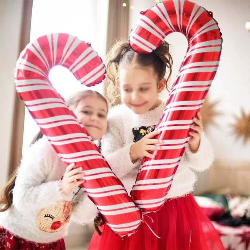 Holiday Party Christmas Crutch Balloons - Image 4