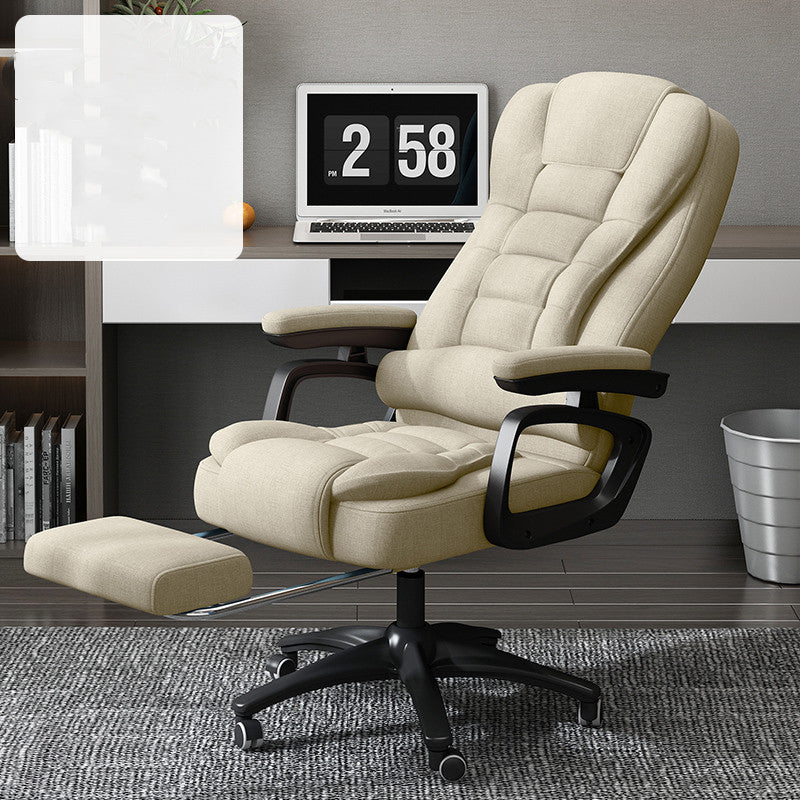 Home Office Sedentary Sofa Chair - Khaki - Image 7