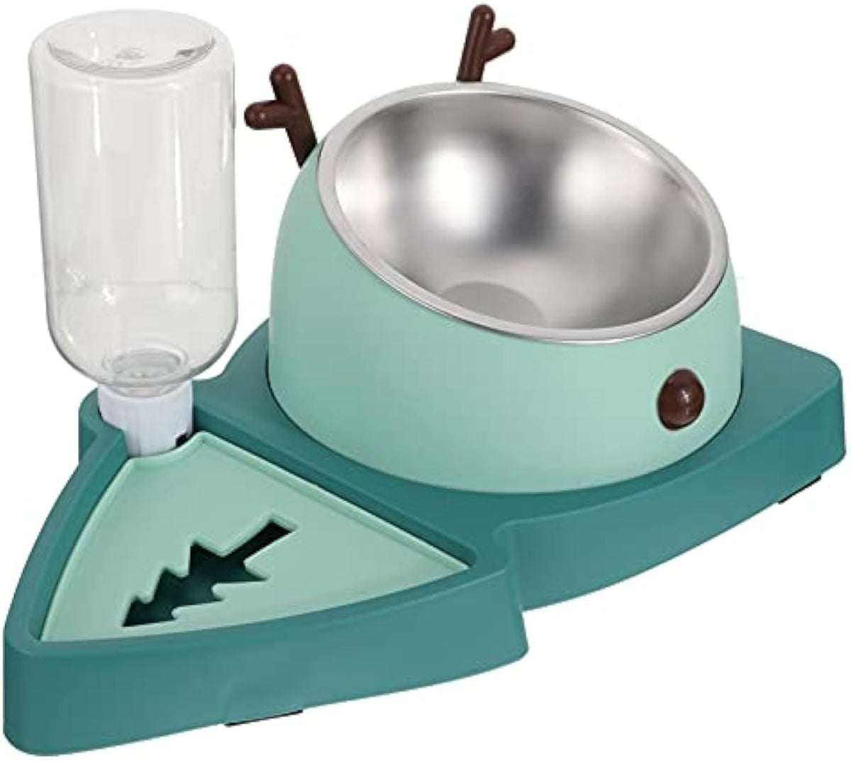 Slow Feeding Pet Bowl with Detachable Water Tray - Image 5