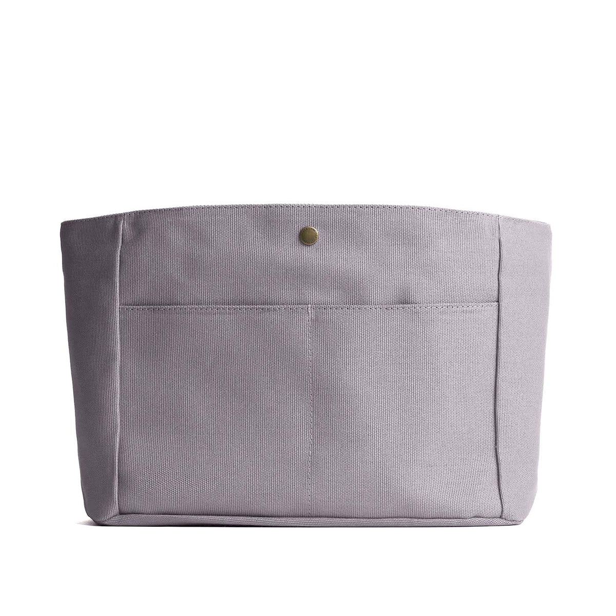 Canvas Purse Organizer - Gray / Classic / Large