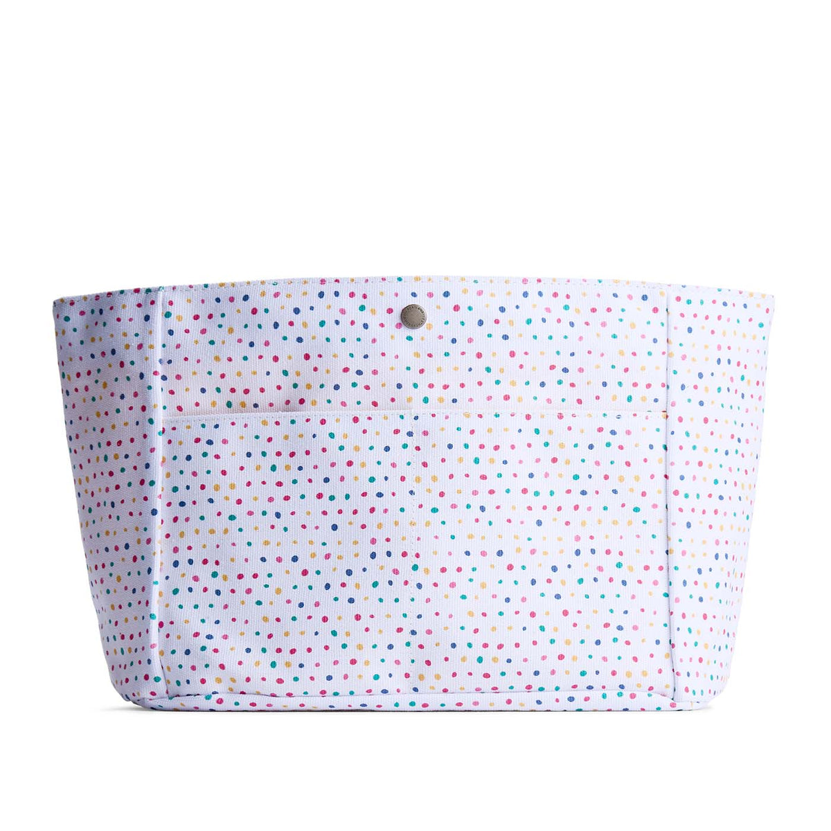 Printed Canvas Purse Organizer - Sprinkles / Classic / Large