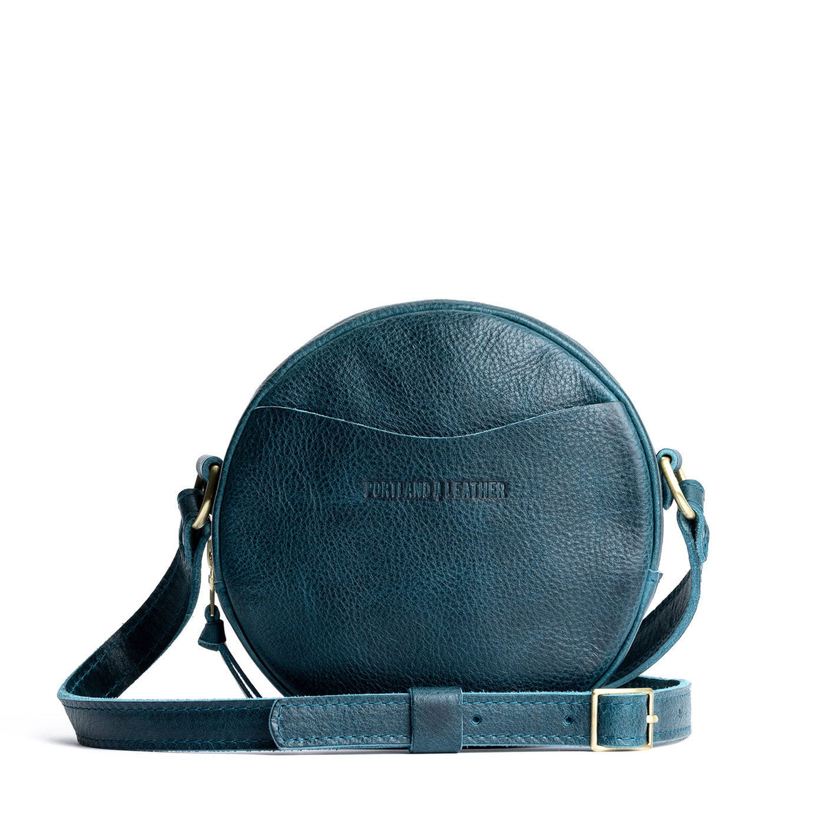 'Almost Perfect' Circle Crossbody - Lagoon / Small