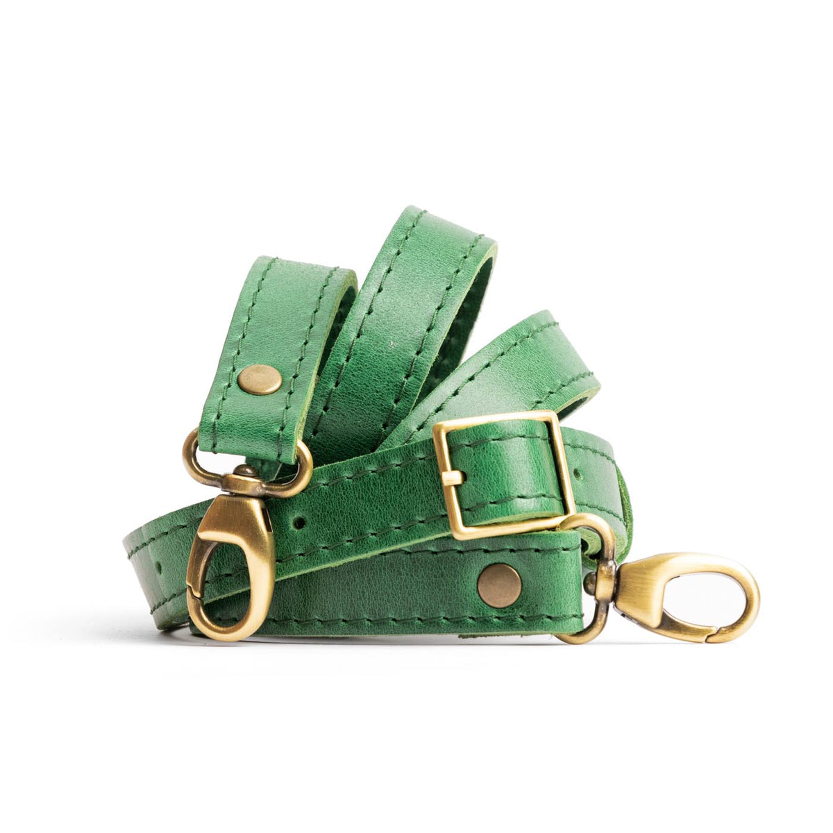 Leather Crossbody Strap - Cowboy Mint
