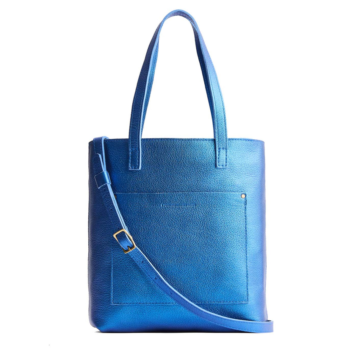 Crossbody Tote - Comet Blue / Zipper