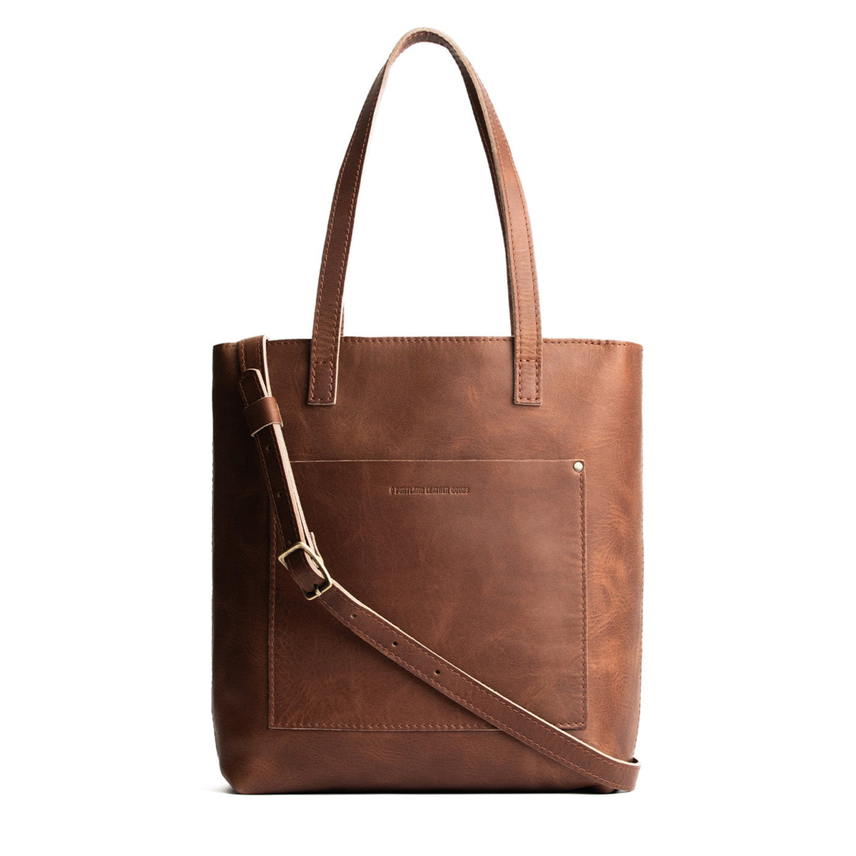Crossbody Tote - English Tan