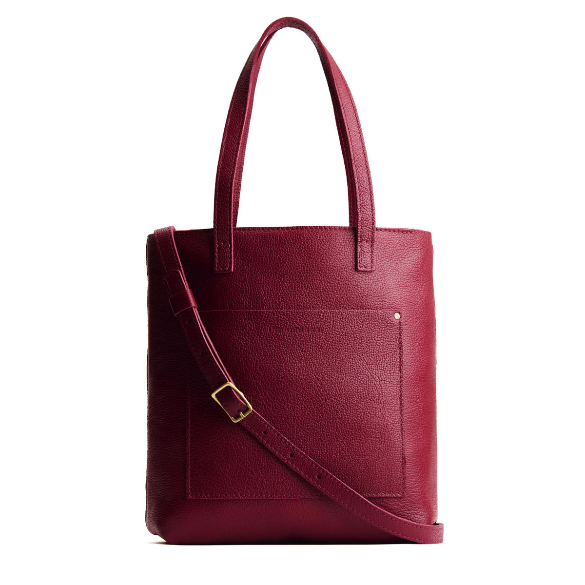 Crossbody Tote - Rhubarb / Zipper