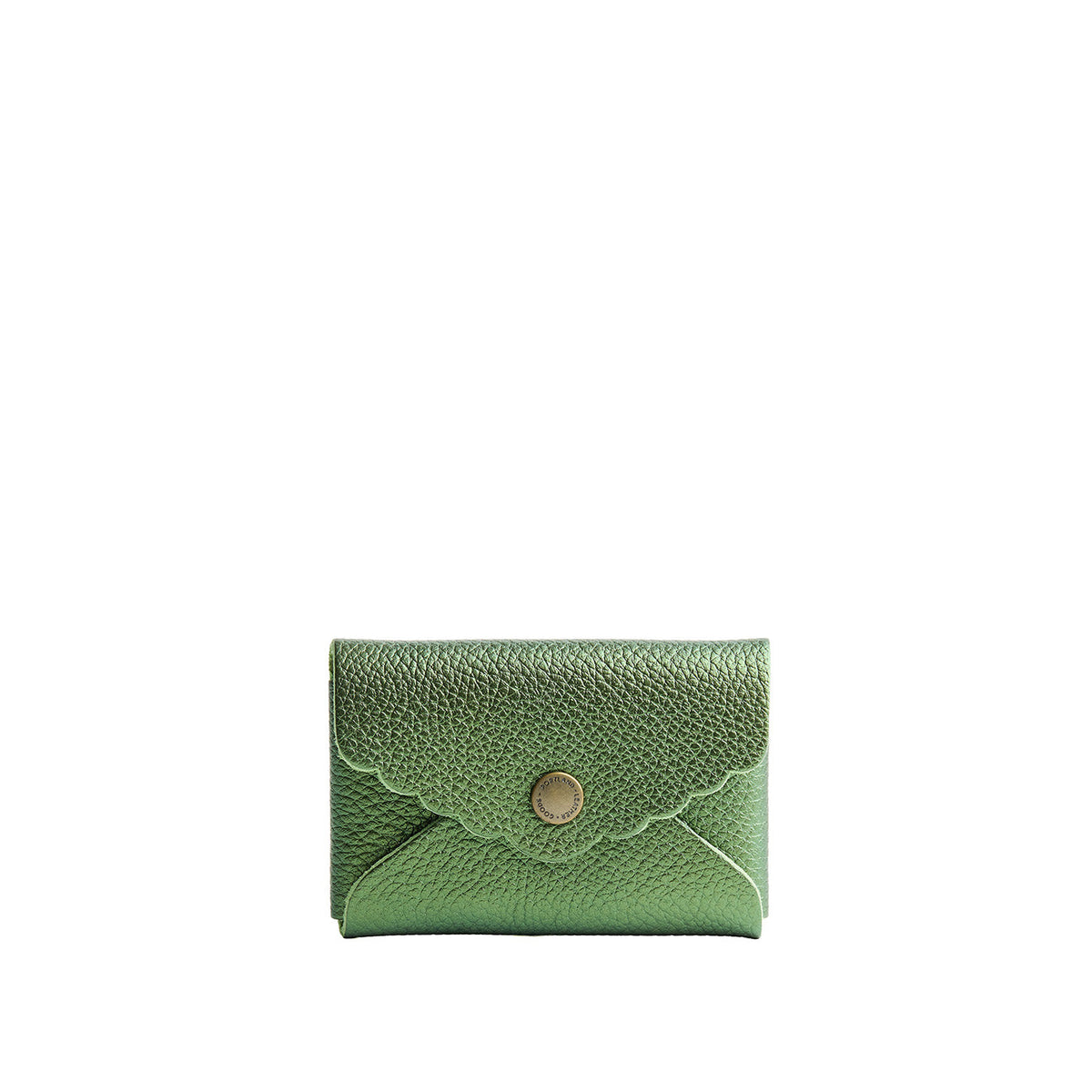Daisy Plus Wallet - Metallic Greench