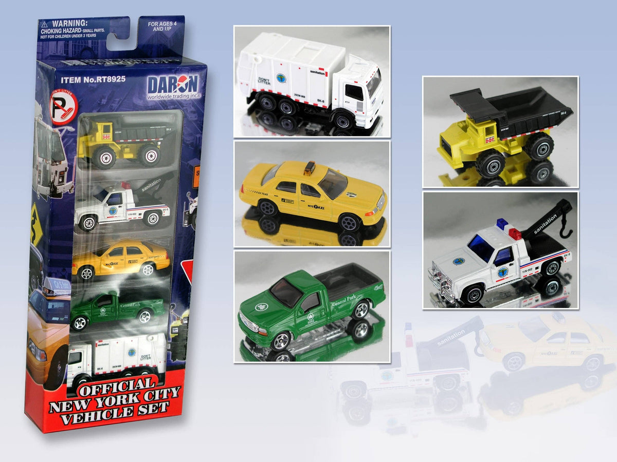 Daron Toys New York City 5 Piece Vehicle Gift Pack - Image 2