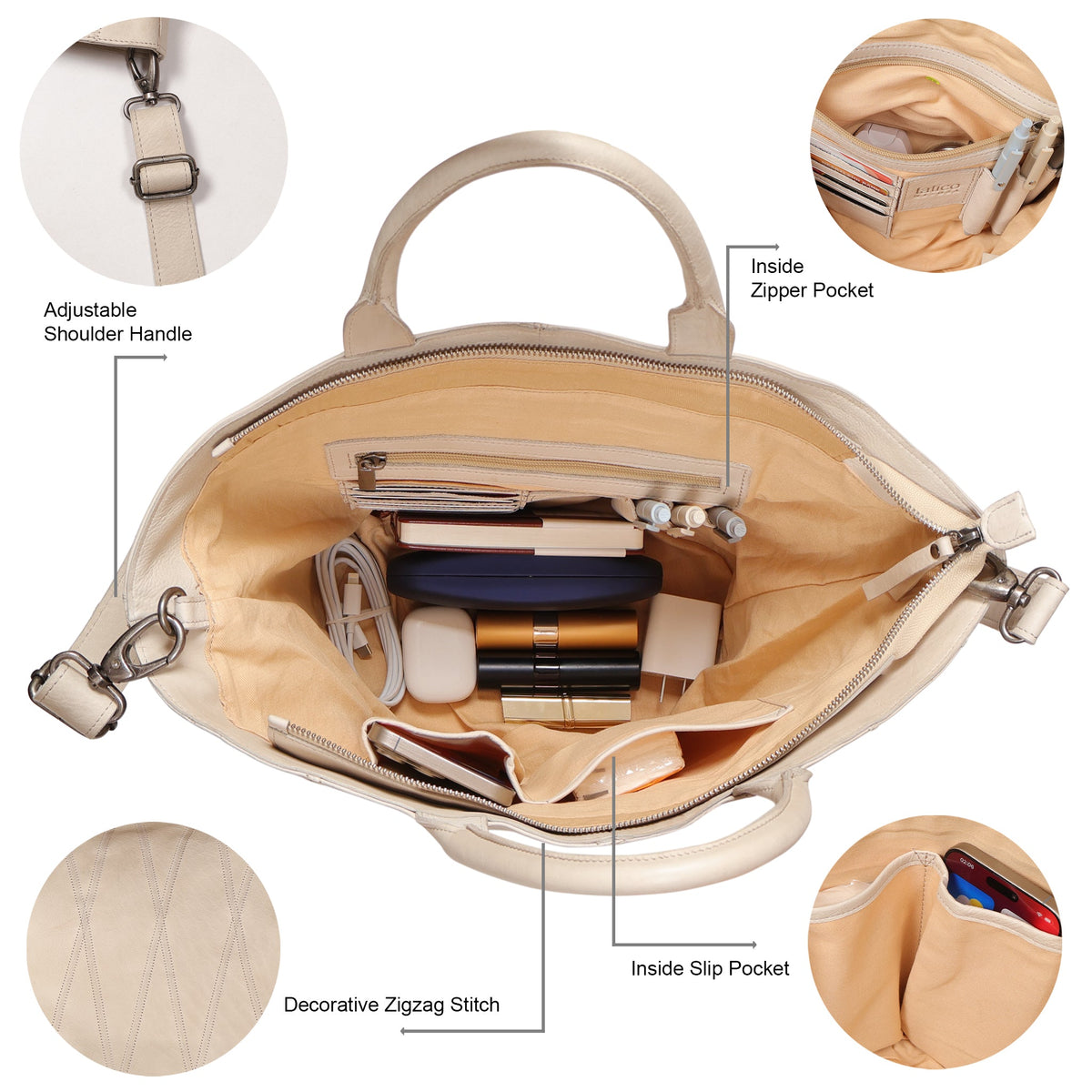 Claudia Diamond Leather Crossbody Bag - Image 21