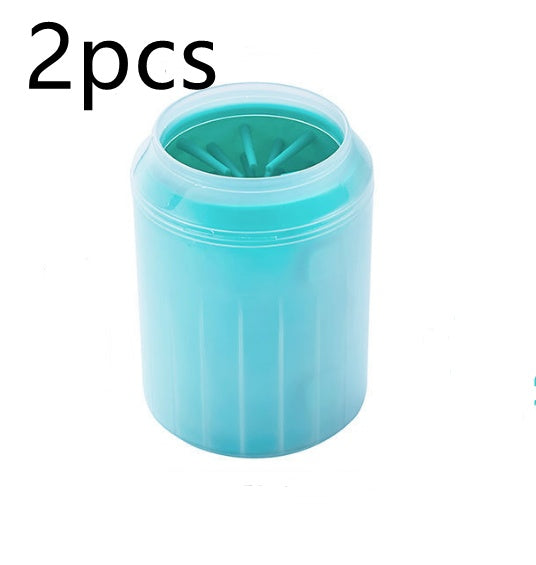 Pet Paw Cleaner Cup Kit - 2PCS green