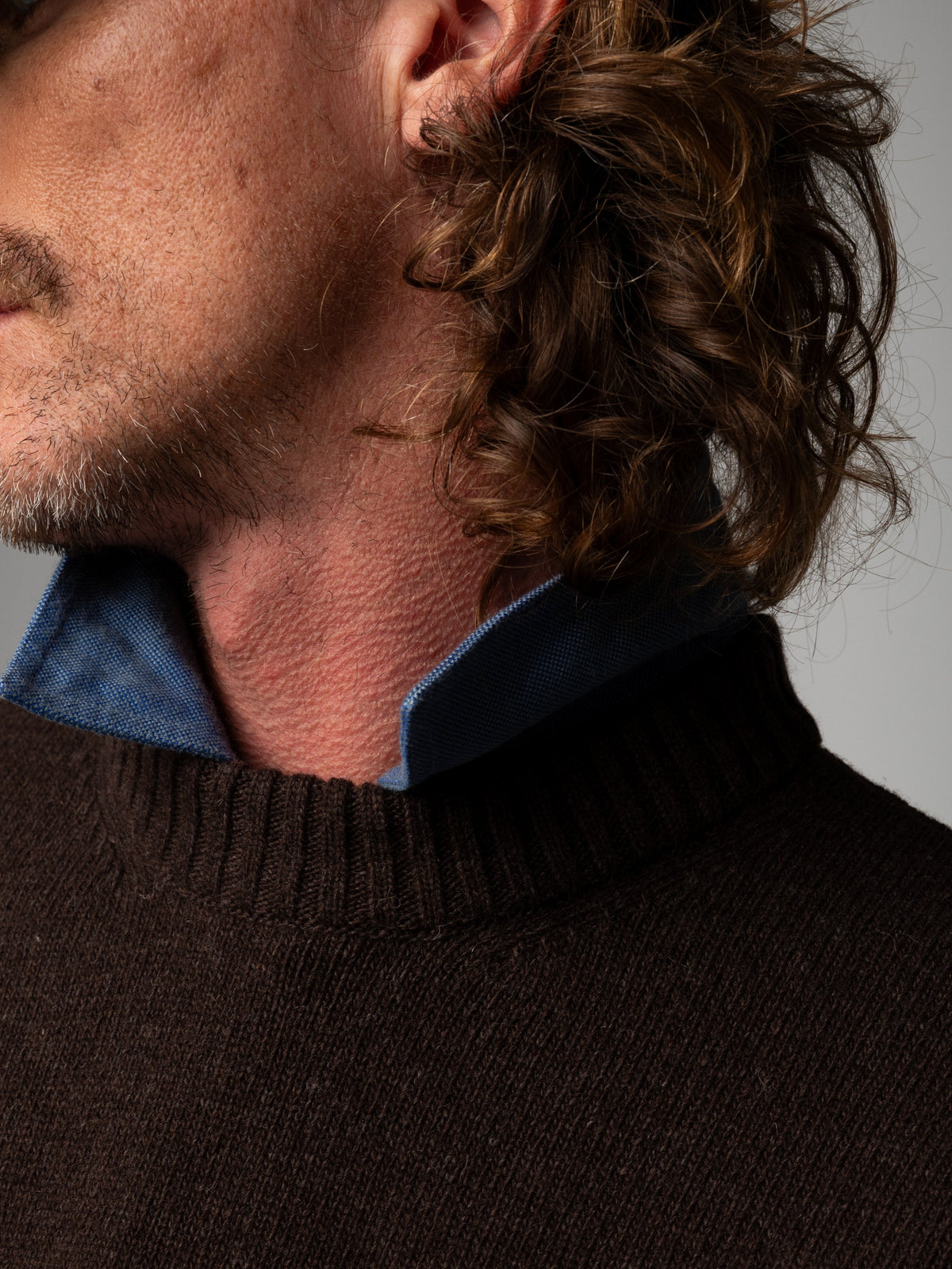 Men's Escall Crew Neck Knit Jumper - Image 7