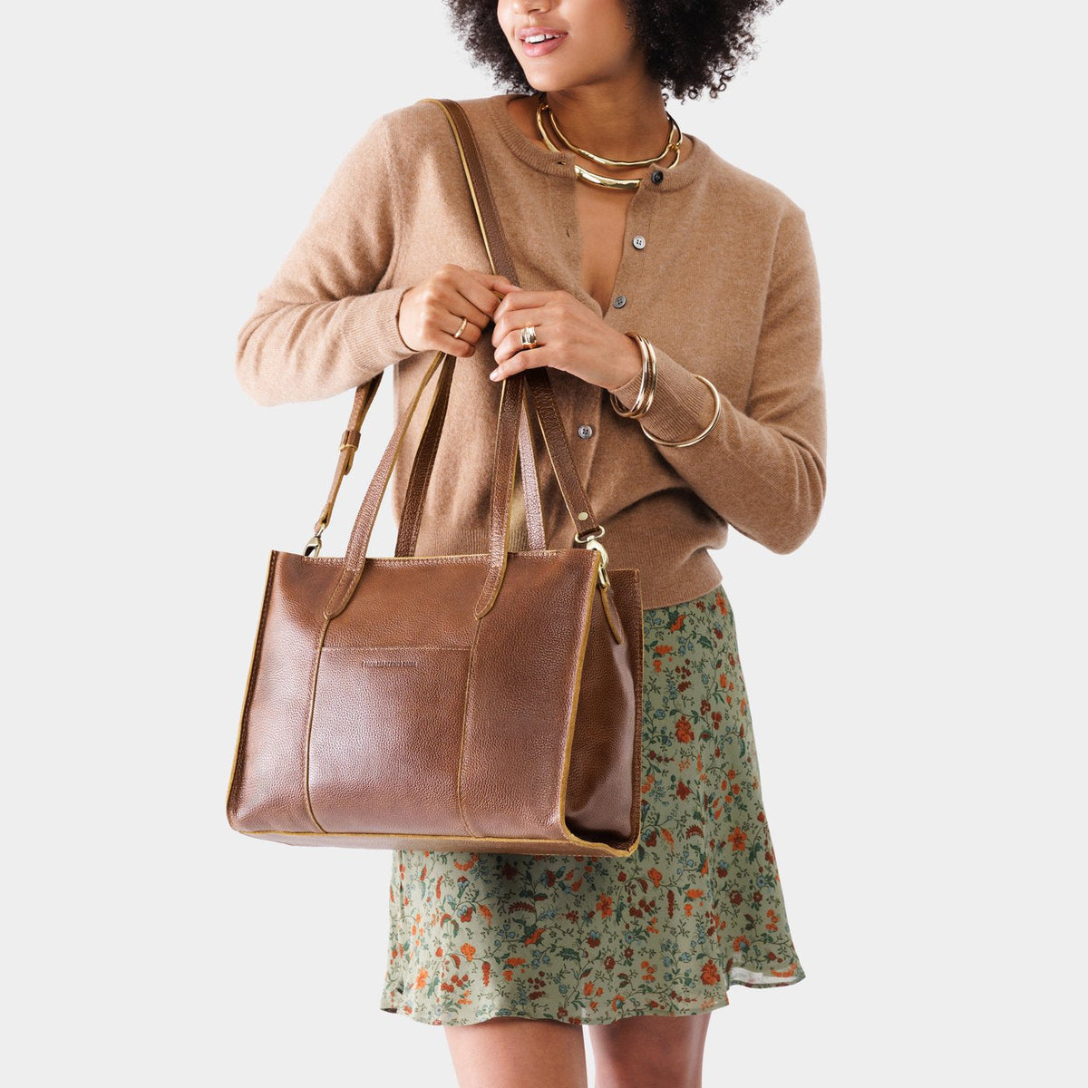 'Almost Perfect' Large Lola Zipper Crossbody Tote - Image 183