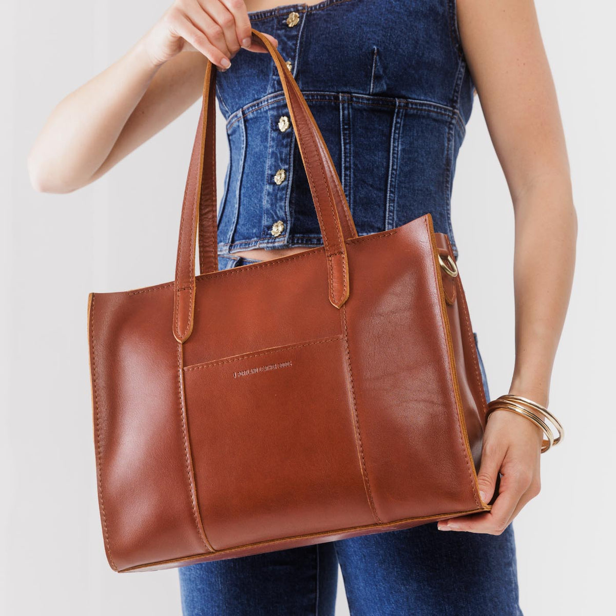 'Almost Perfect' Large Lola Zipper Crossbody Tote - Image 170