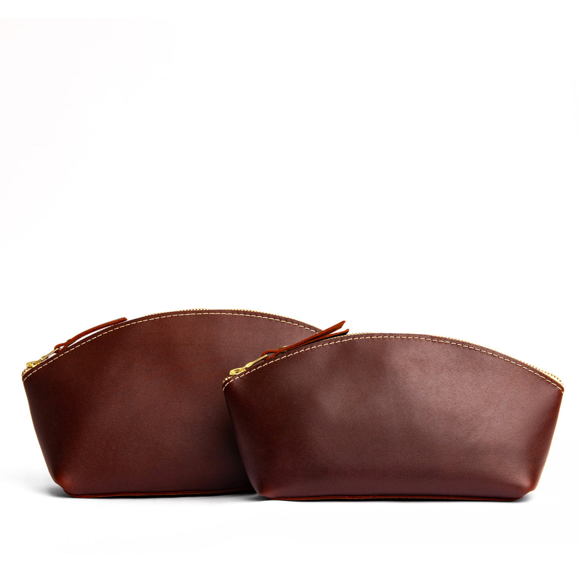 'Almost Perfect' Eclipse Makeup Bag - Cognac