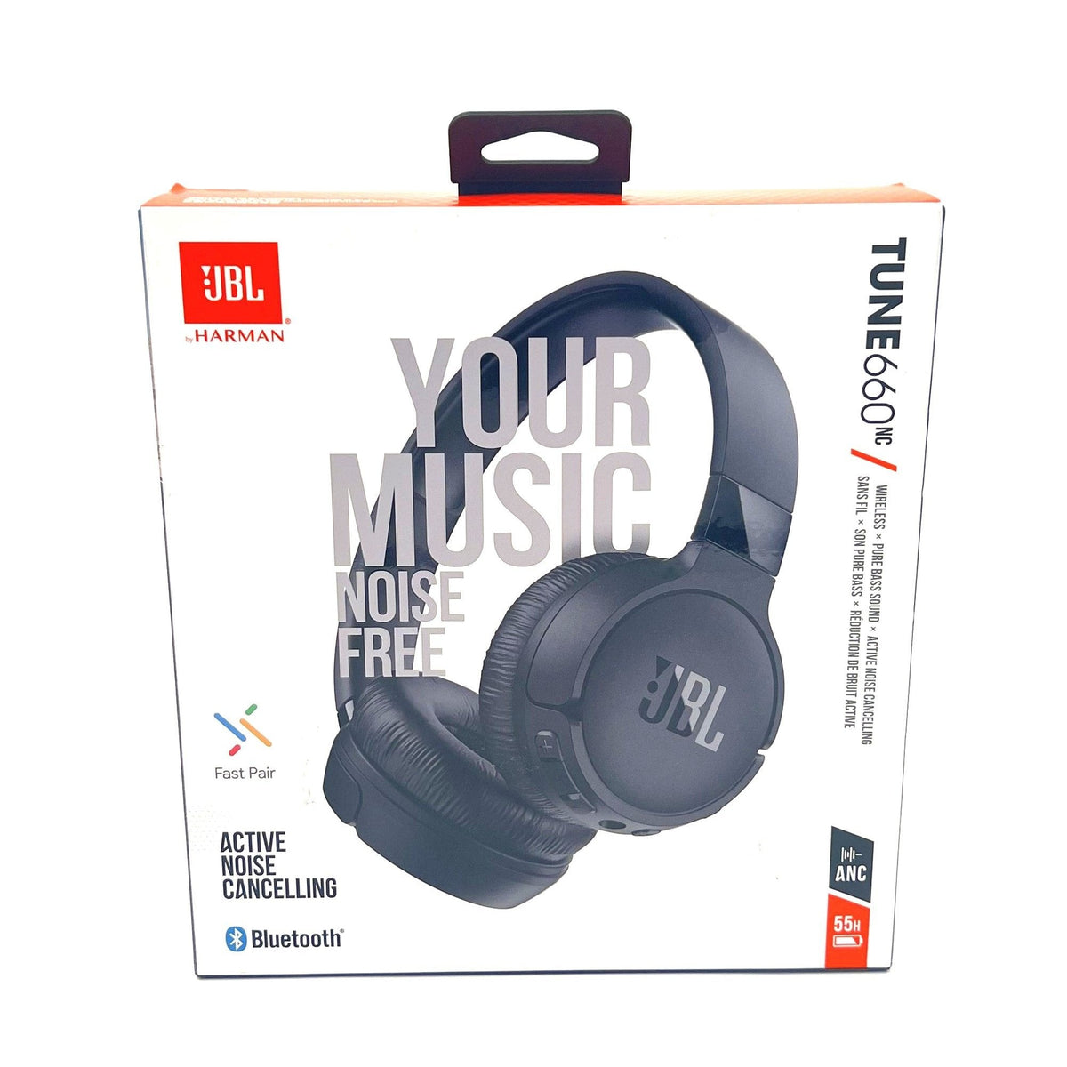 JBL Tune 660NC Wireless Headphones w/ Active Noise Cancelling - Black - Image 4