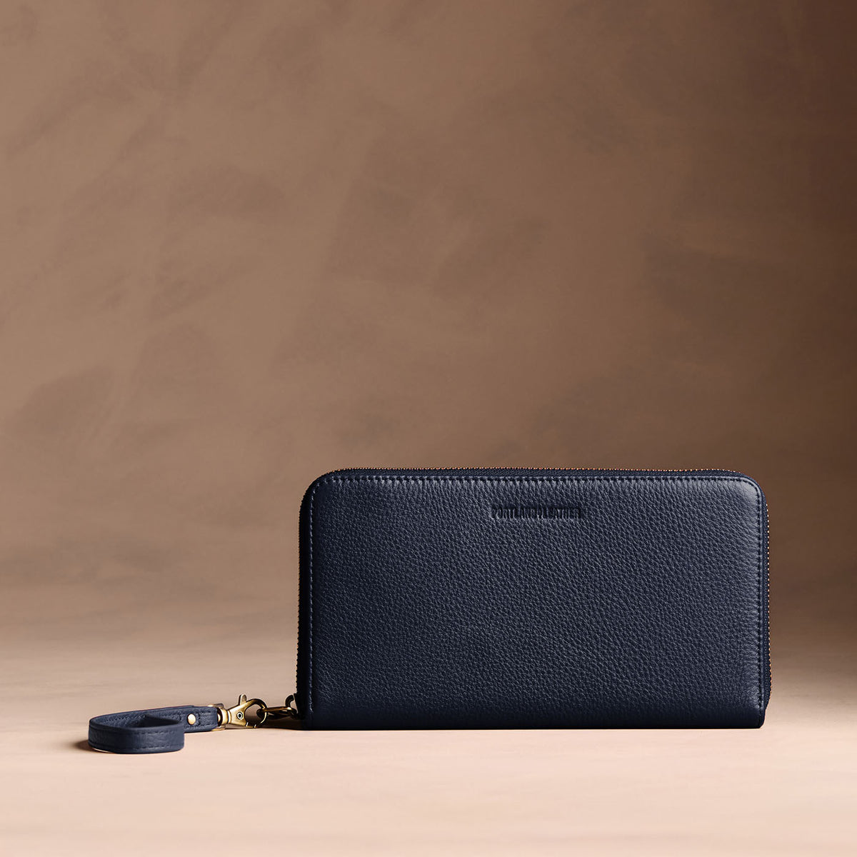 Empire Zip Wallet - Anchor Blue