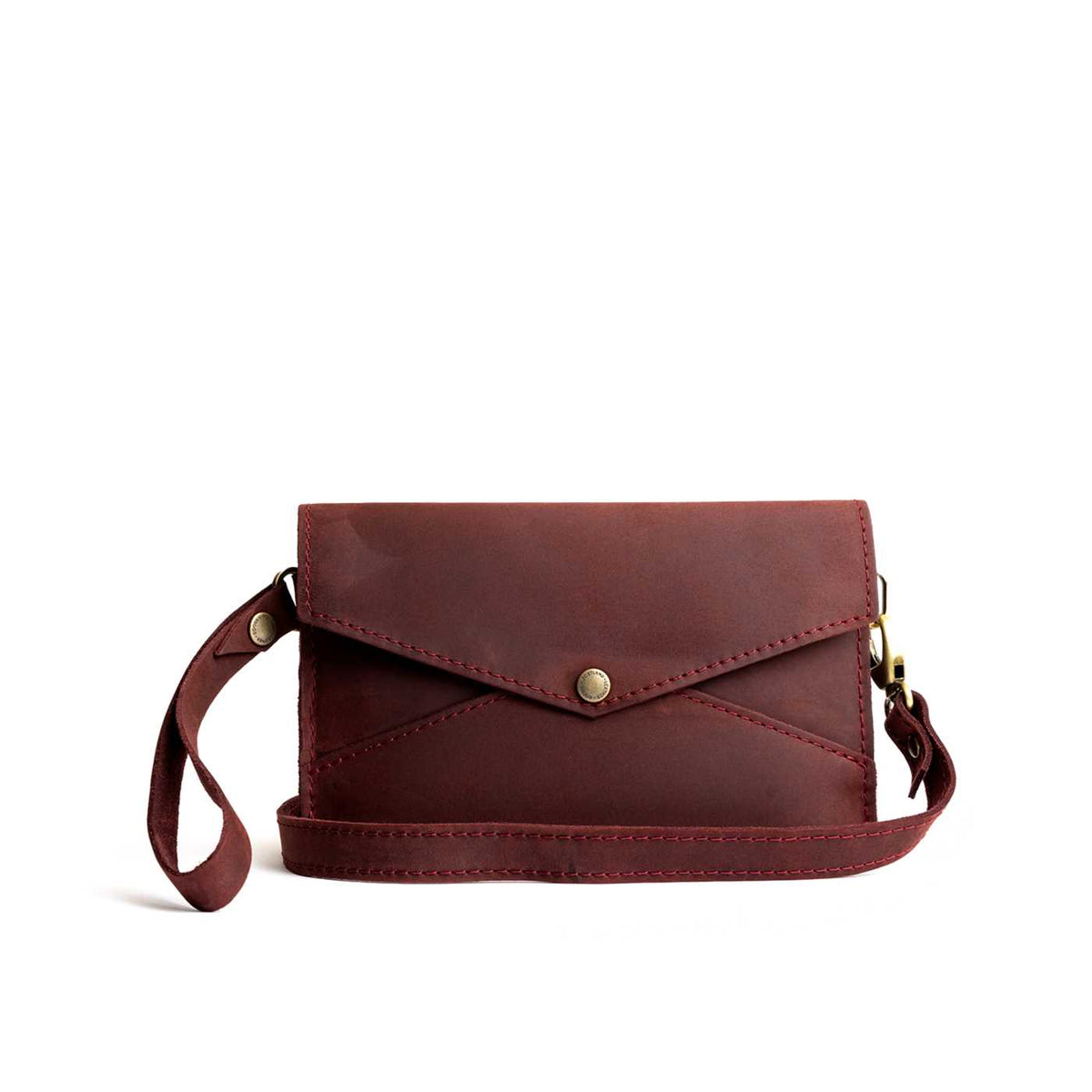 Almost Perfect' Envelope Convertible Crossbody - Merlot