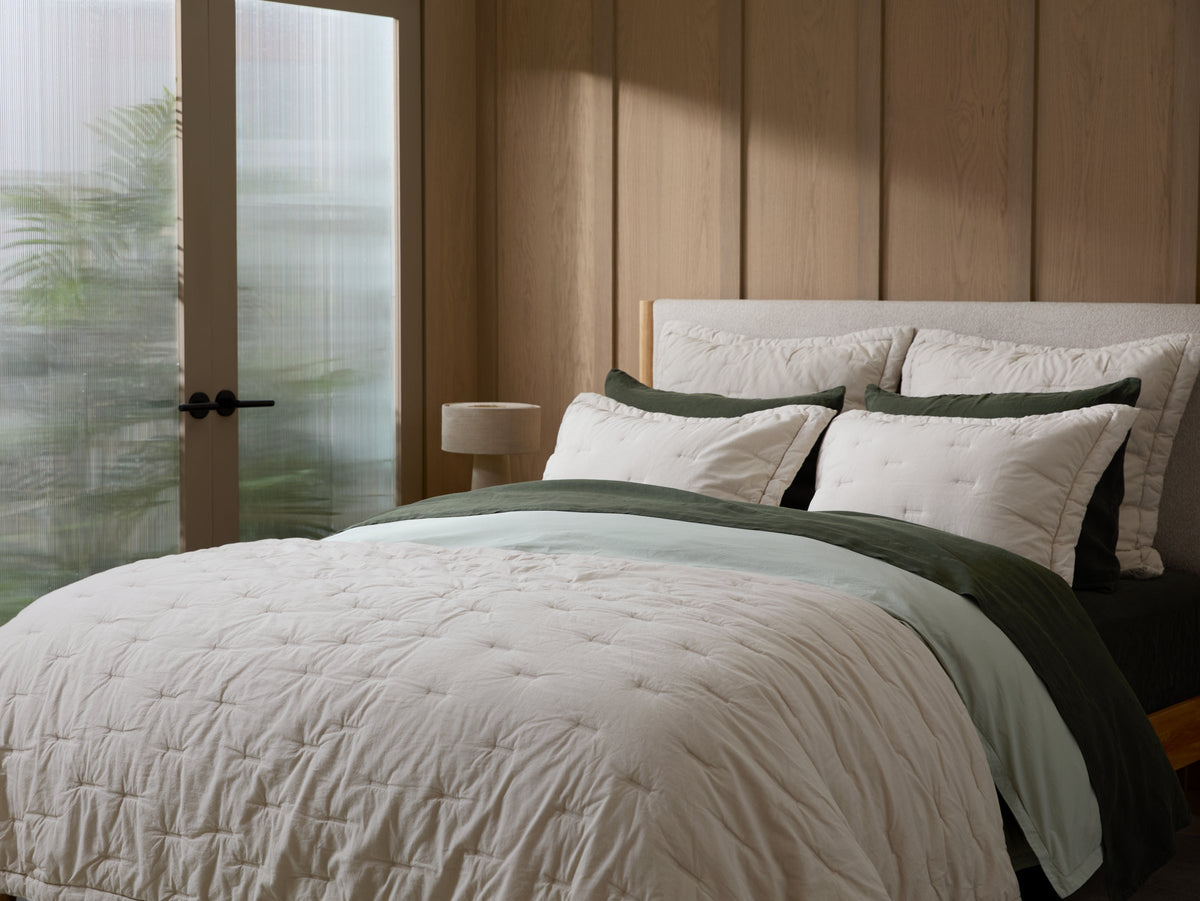 Essential Cotton Quilt - FINAL SALE (Bone) - Image 2