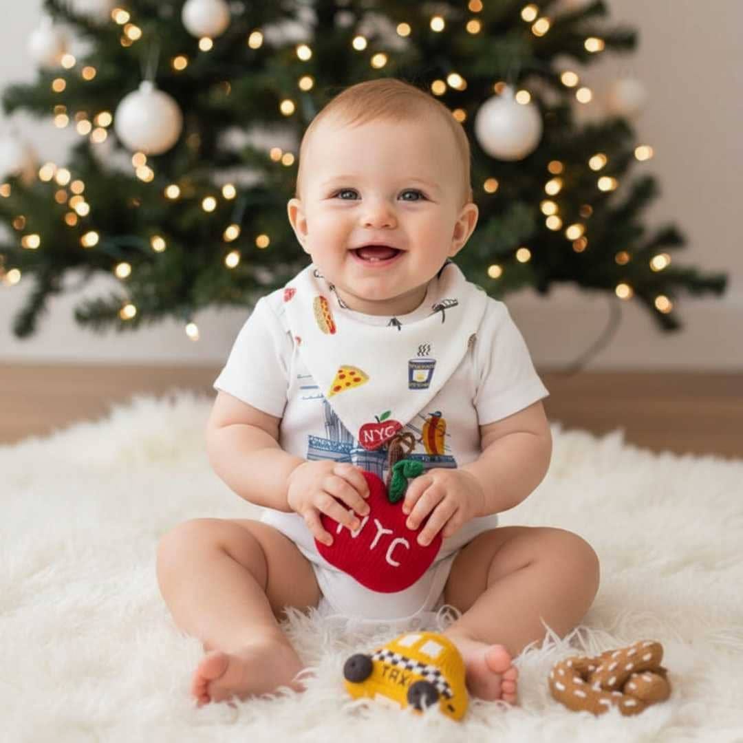 Estella Organic Baby Onesie with Brooklyn Buddies - 6-12 Months - Image 4