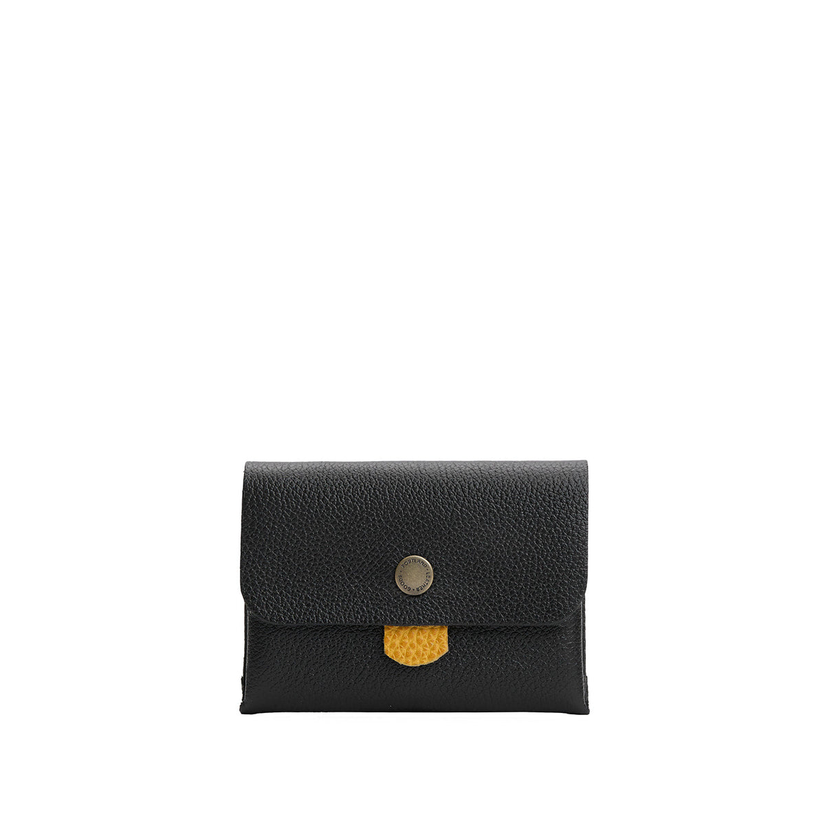 Euro Wallet - Pebbled--black
