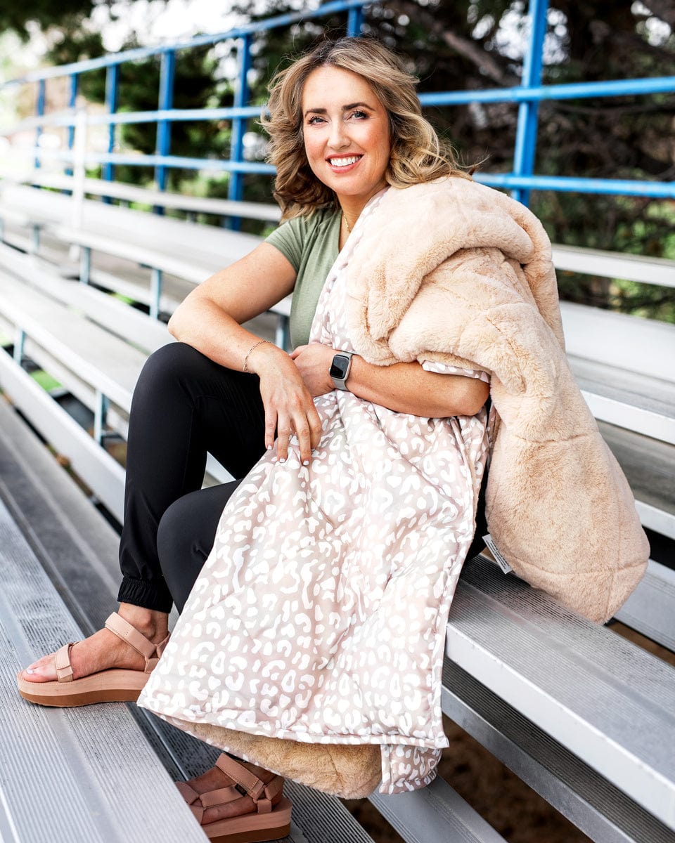 Everywhere Blanket - Tan Cheetah - Image 2