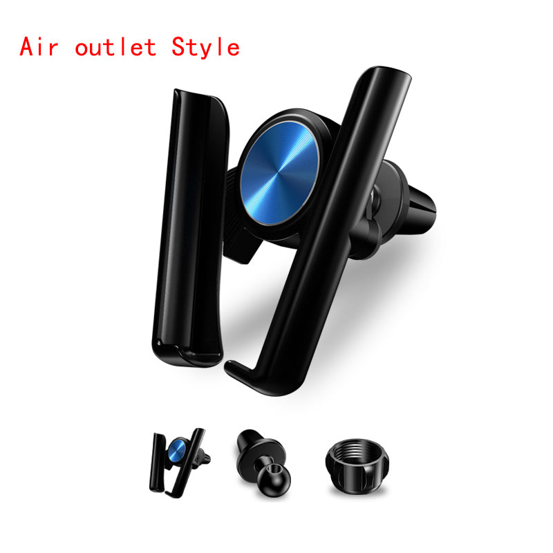 Automatic Clamping Car Phone Holder - Blue