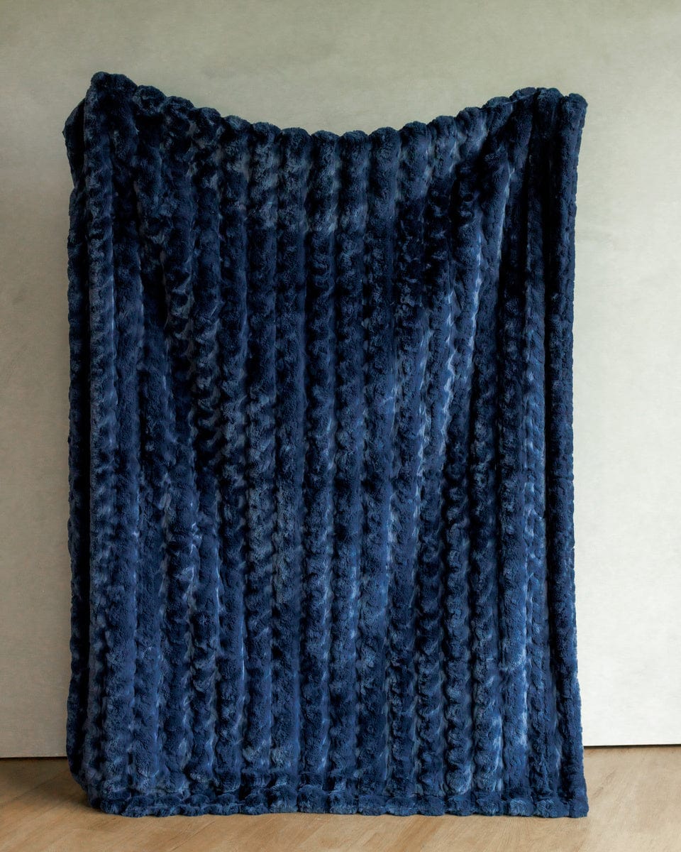 Ultra Sorbet Navy Blanket - Image 4