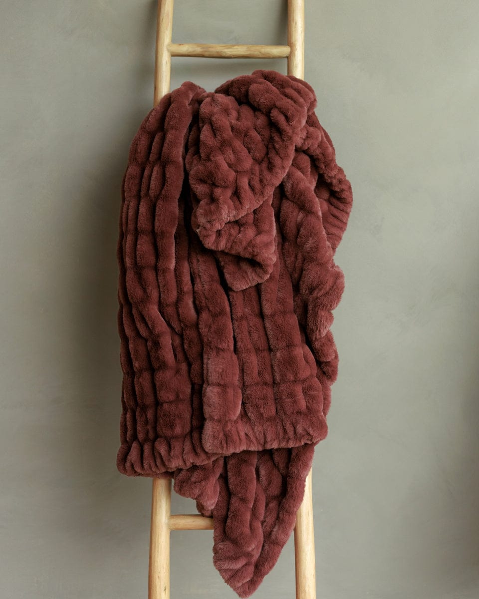 Hugs Rich Mahogany Blanket