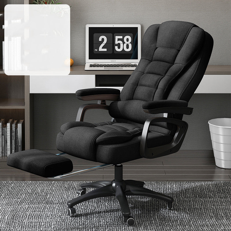 Home Office Sedentary Sofa Chair - Black - Image 9