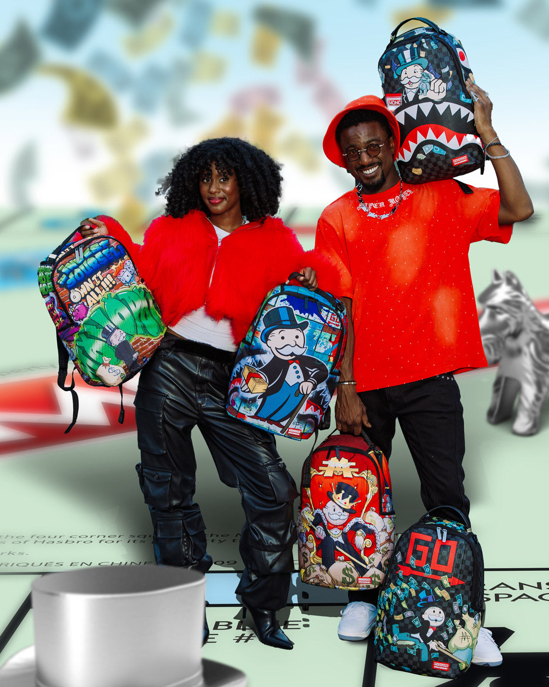 Monopoly Shark Rich Backpack - Image 2