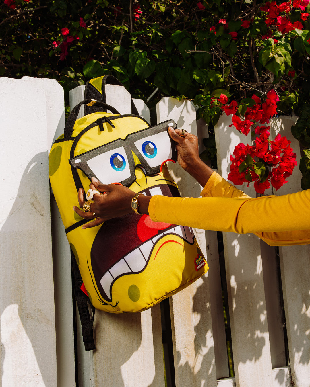 Spongebob Eye Pop Removable Eyes Backpack - Image 4