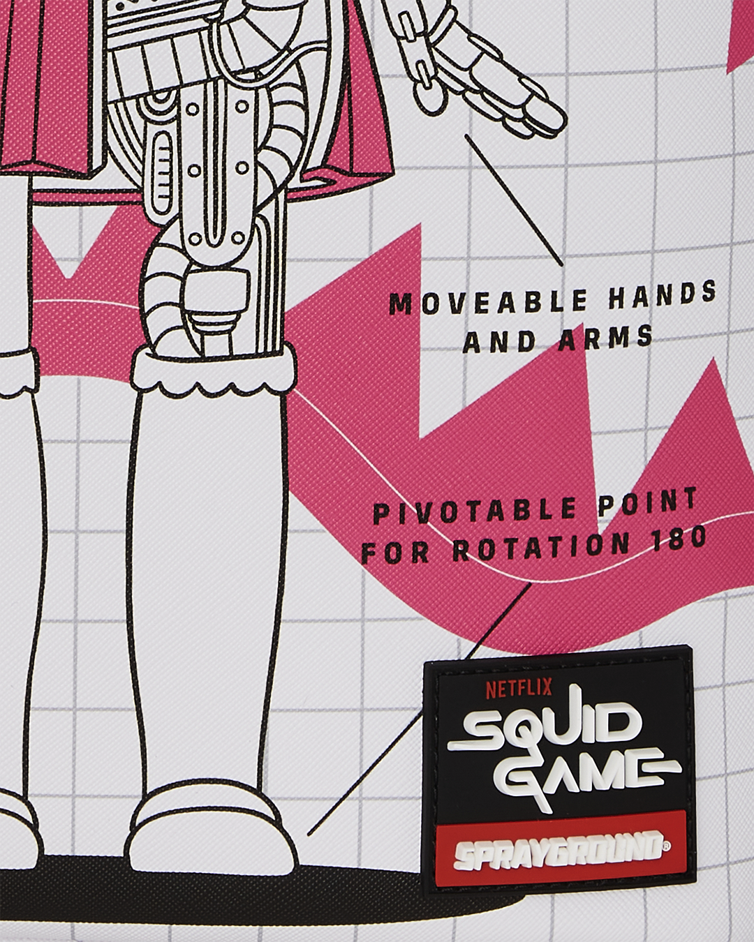 Squid Game Collab Robot Girl Backpack - Image 13