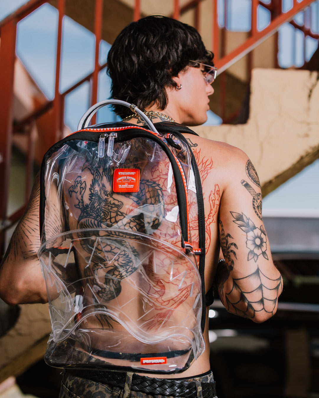 100% Clear Backpack Shark - Image 6