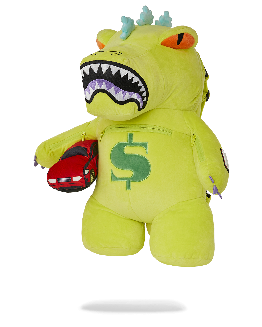 Rugrats Reptar Growl Plush Backpack - Image 5