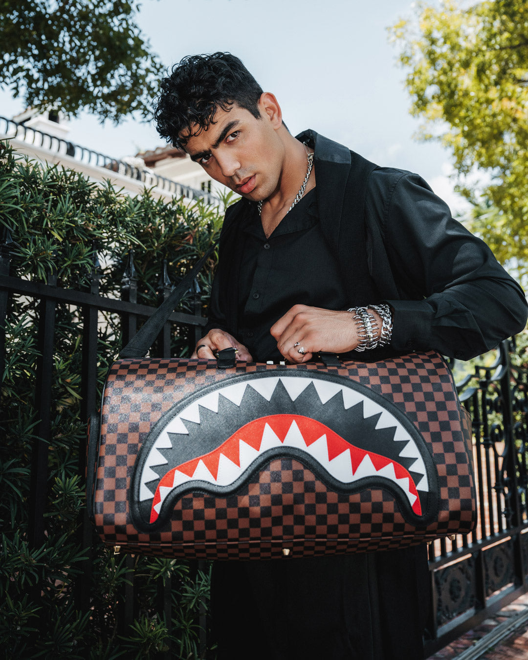 Sawtooth Sharks in Paris Duffle - Image 2