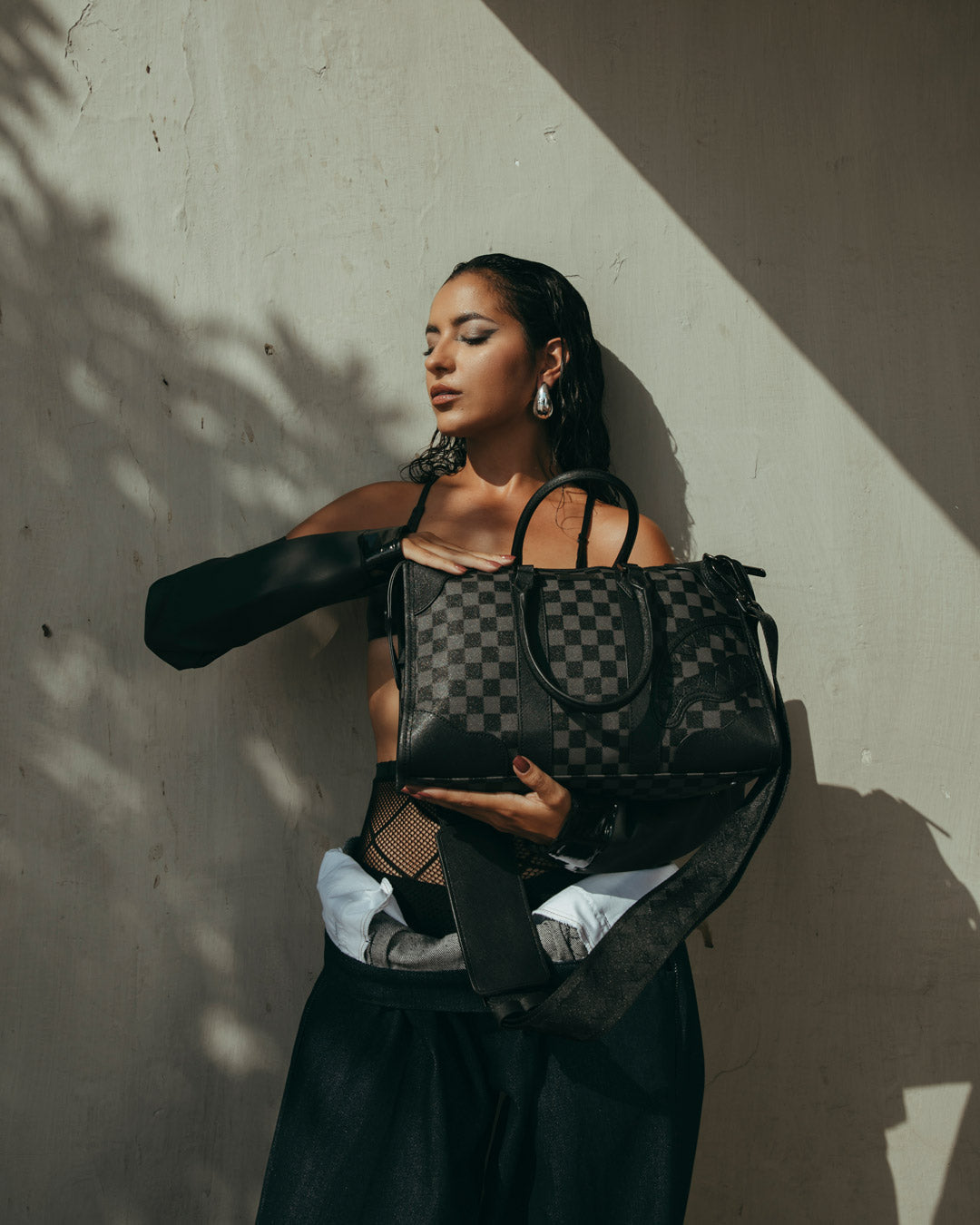 Midnight Chateau Mini Pyramid Duffle - Image 6