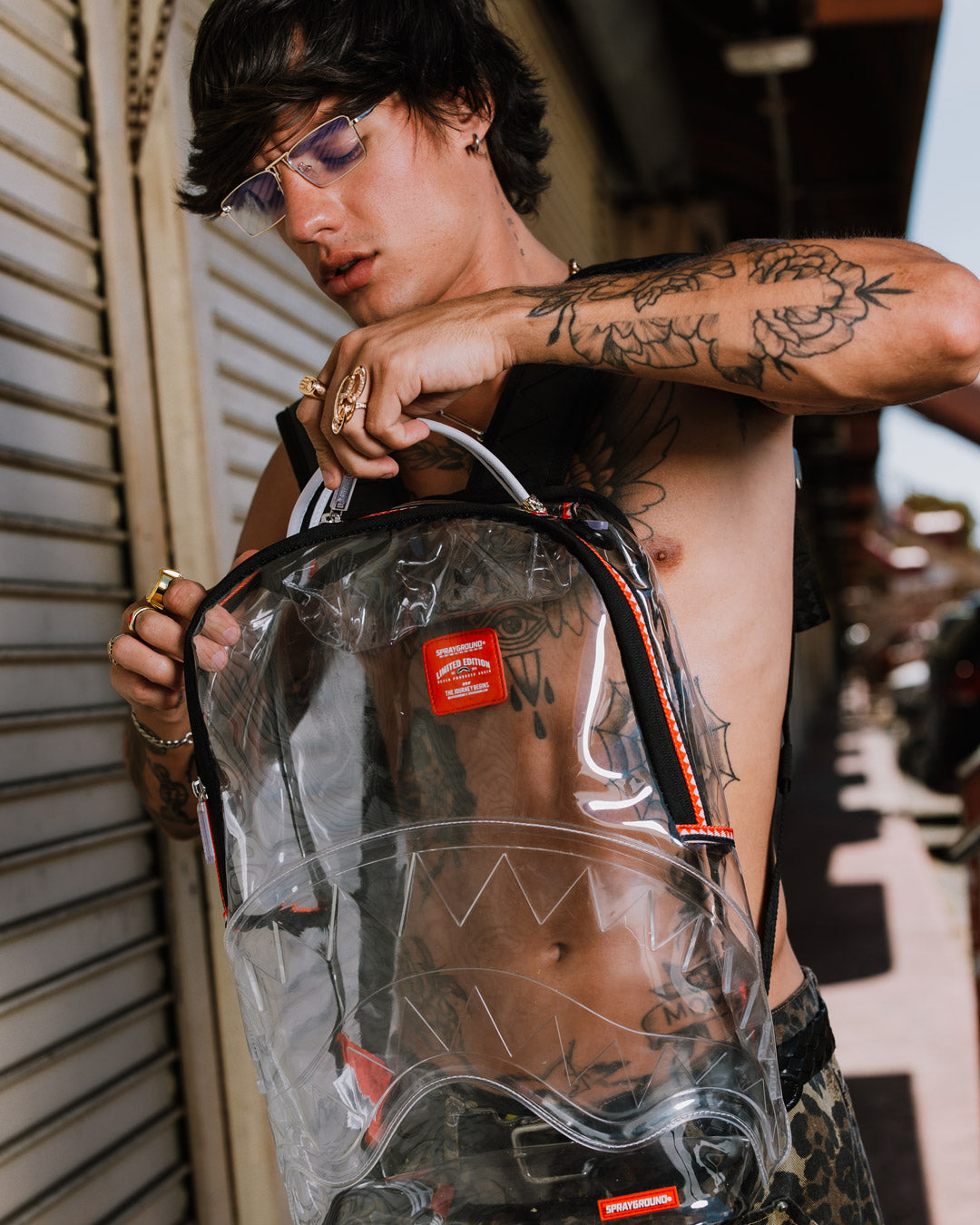 100% Clear Backpack Shark - Image 10