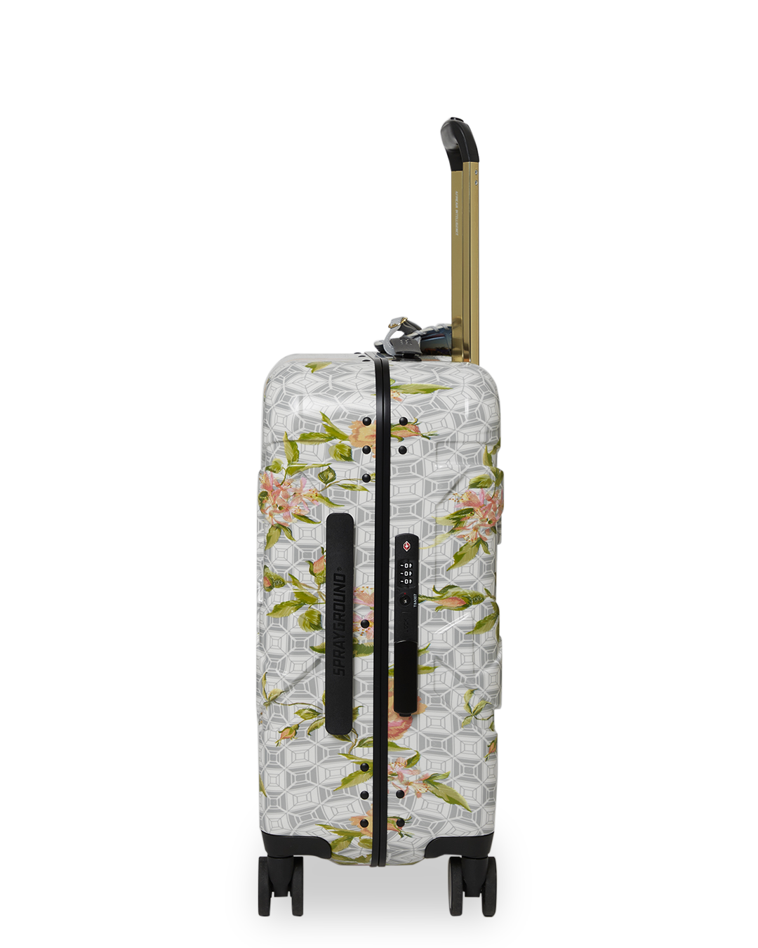 A.i. African Intelligence Elegant Energy Sharkitecture Carry-On Luggage - Sandflower Collab - Image 5